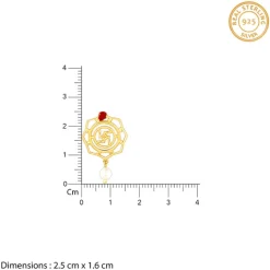 Golden Divya Swastik Lumba Rakhi