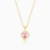 Golden Dreamy Heart Pendant