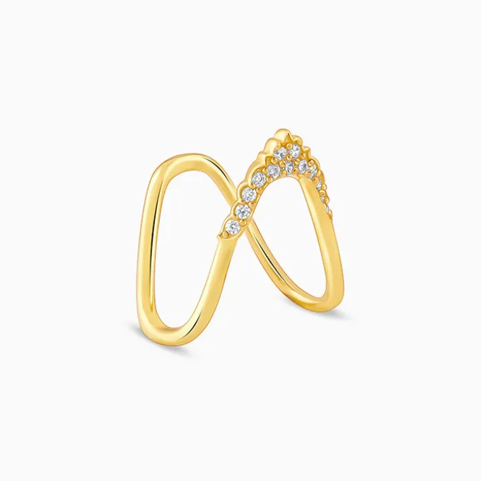 Golden Dreamy Sparkle Vanki Ring