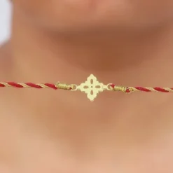 Golden Dua Rakhi