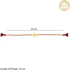 Golden Dua Rakhi