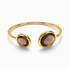 Golden Dual Essence Cuff Bracelet