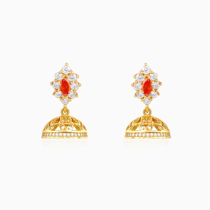 Golden Eirene Jhumki