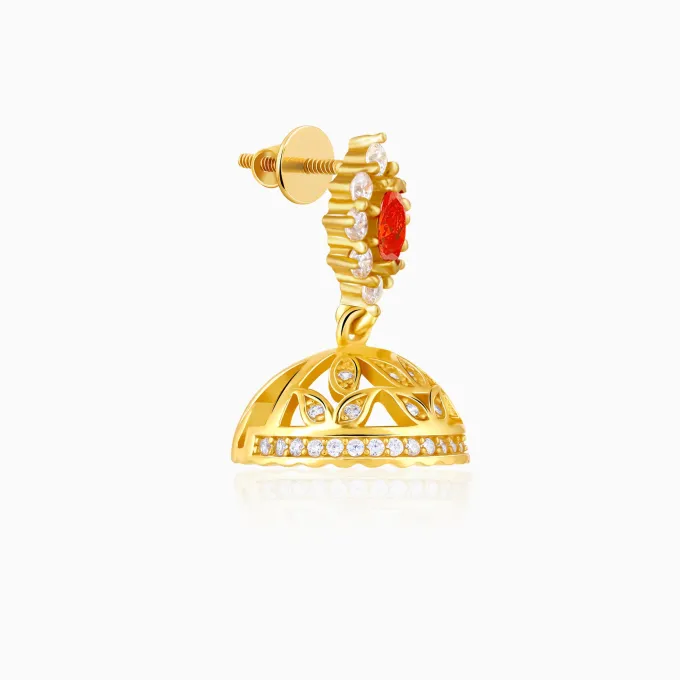Golden Eirene Jhumki