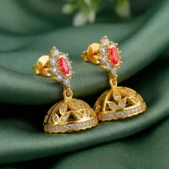 Golden Eirene Jhumki