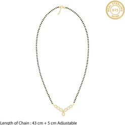 Golden Enamoured In Love Mangalsutra