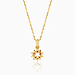 Golden Ereshkigal Pendant With Link Chain