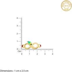 Golden Eternal Mor Rakhi