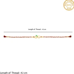 Golden Eternal Mor Rakhi