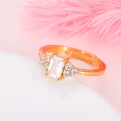 Golden Ethereal Elegance Ring