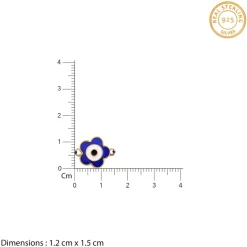 Golden Evil Eye Bloom Kids Rakhi