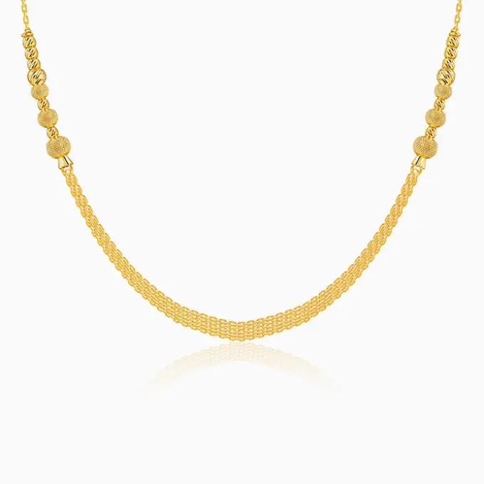 Golden Fancy Necklace