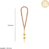 Golden Floral Lumba Rakhi