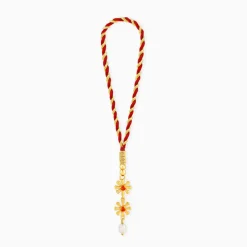 Golden Floral Lumba Rakhi