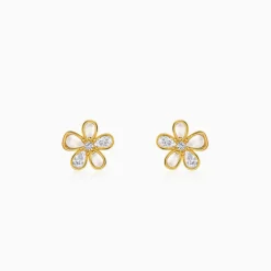 Golden Floret Glory Studs