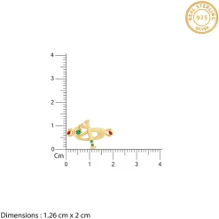 Golden Flute Rakhi