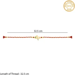 Golden Flute Rakhi