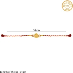 Golden Gajamukha Rakhi