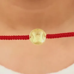 Golden Ganesha Blessing Rakhi
