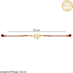 Golden Ganesha Rakhi