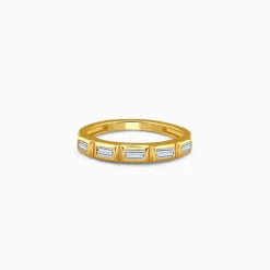 Golden Geometric Band For Him (Size 20)