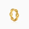 Golden Gilded Rebel Cuff Earrings