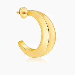 Golden Half Moon Earrings
