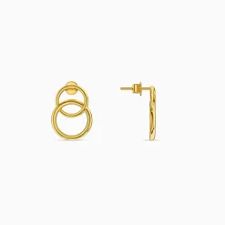 Golden Halo Cascade Earrings