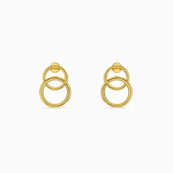Golden Halo Cascade Earrings