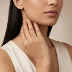 Golden Halo Frame Ring (Size 14)