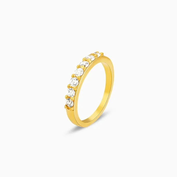 Golden Halo of Love Ring