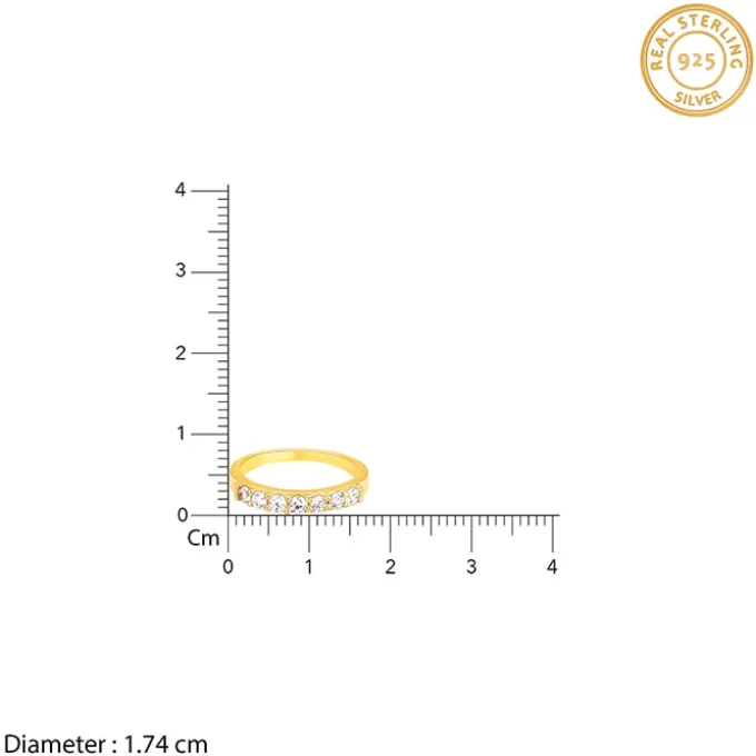 Golden Halo of Love Ring
