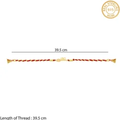 Golden Hanuman Gadha Rakhi
