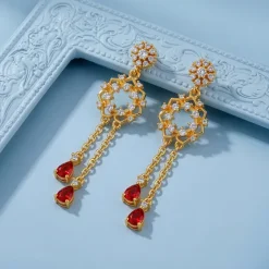 Golden Hecate Dangler Earrings