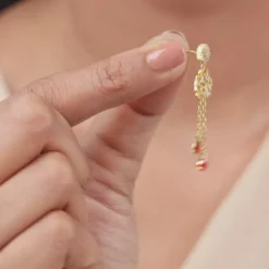 Golden Hecate Dangler Earrings