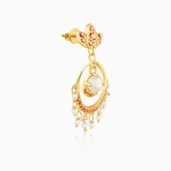 Golden Hera Chandbali Earrings