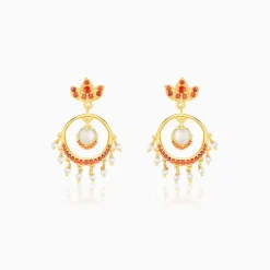 Golden Hera Chandbali Earrings