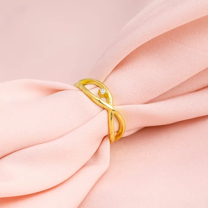 Golden Infinity Bliss Ring