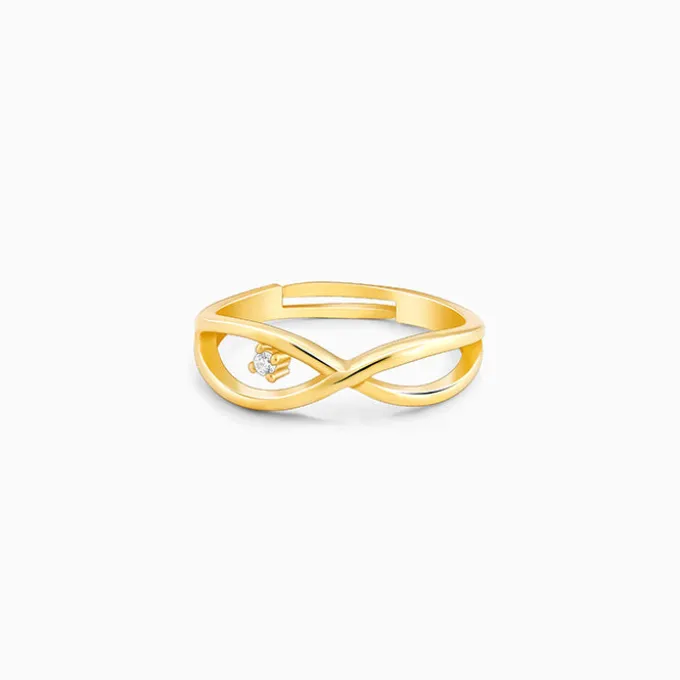Golden Infinity Bliss Ring