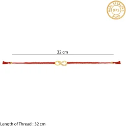 Golden Infinity Rakhi