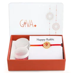 Golden Irreplaceable Bond Bhaiya Bhabhi Rakhis