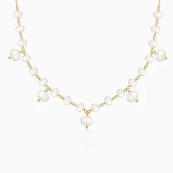 Golden Jamie Pearl Necklace