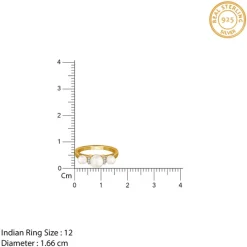 Golden Joan Pearl Ring (Size 12)