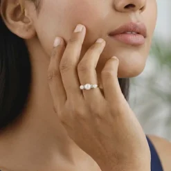 Golden Joan Pearl Ring (Size 12)