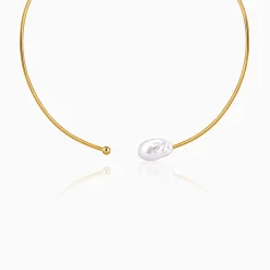 Golden Judy Pearl Necklace