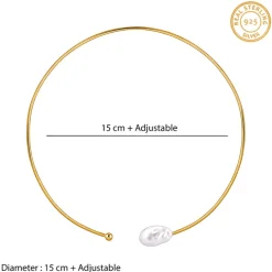 Golden Judy Pearl Necklace