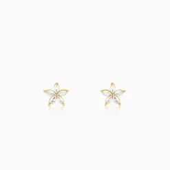 Golden Lily Earrings