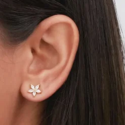 Golden Lily Earrings