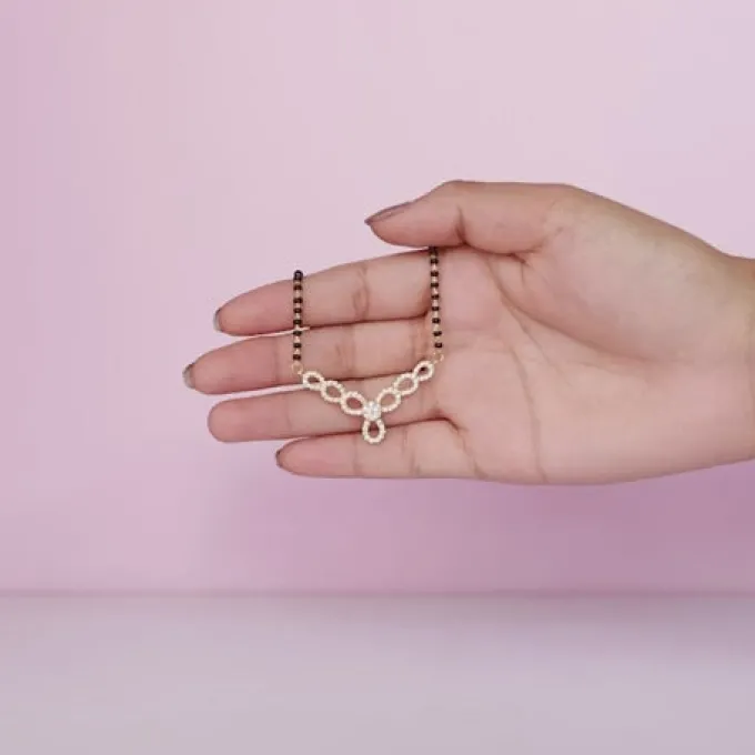 Golden Love Mangalsutra Set