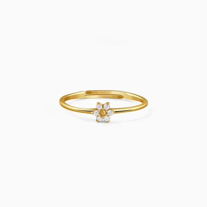 Golden Lovely Floret Ring